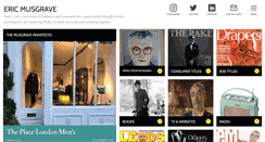 Desktop Screenshot of ericmusgrave.co.uk